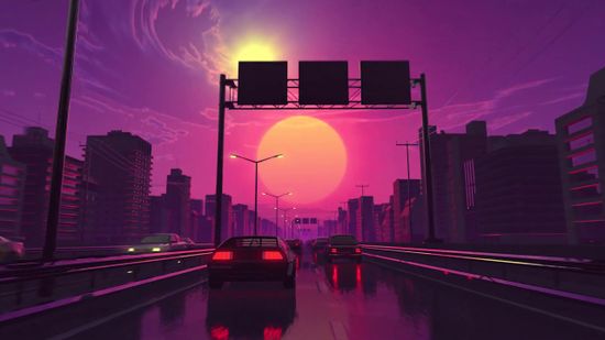 Synthwave art