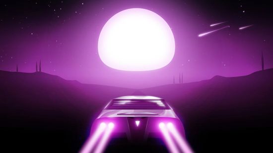 Synthwave art