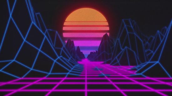 Synthwave art