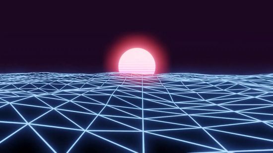 Synthwave art