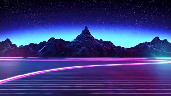 Synthwave art